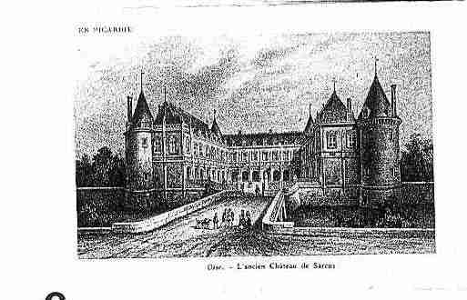 Ville de SARCUS Carte postale ancienne
