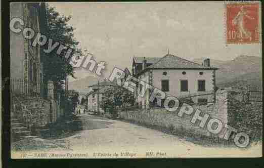 Ville de SARE Carte postale ancienne