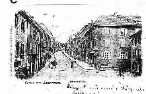 Ville de SARREUNION Carte postale ancienne