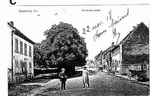 Ville de SARREUNION Carte postale ancienne