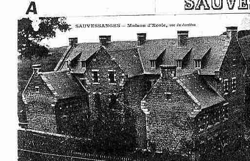 Ville de SAUVESSANGES Carte postale ancienne
