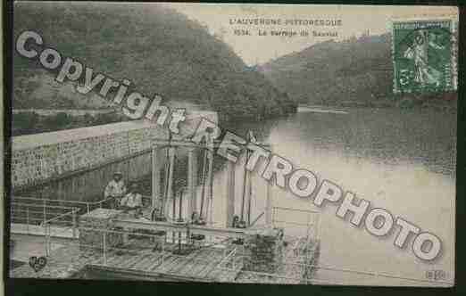 Ville de SAUVIAT Carte postale ancienne