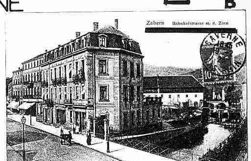 Ville de SAVERNE Carte postale ancienne