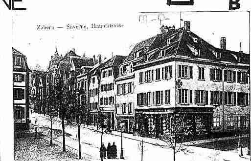 Ville de SAVERNE Carte postale ancienne