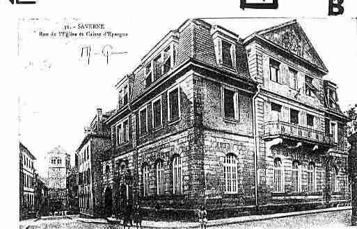 Ville de SAVERNE Carte postale ancienne