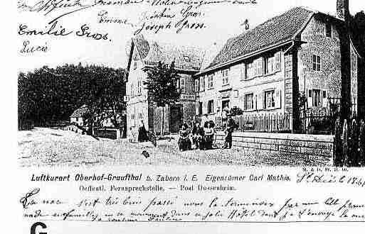 Ville de SAVERNE Carte postale ancienne