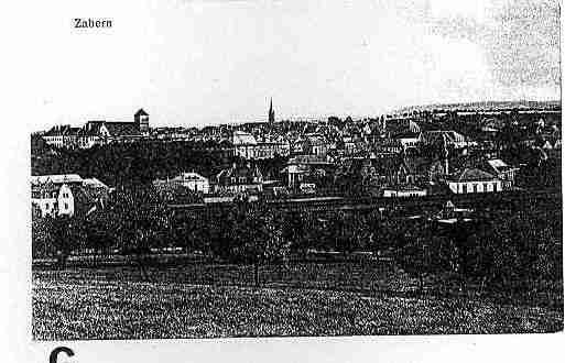 Ville de SAVERNE Carte postale ancienne