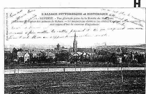 Ville de SAVERNE Carte postale ancienne