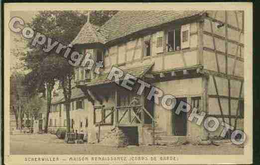 Ville de SCHERWILLER Carte postale ancienne