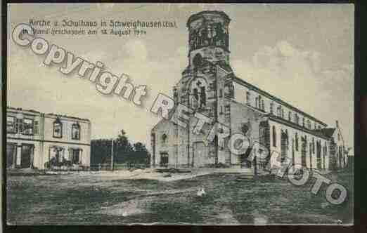 Ville de SCHWEIGHOUSETHANN Carte postale ancienne