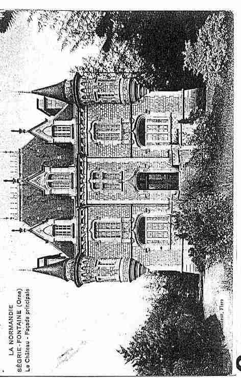 Ville de SEGRIEFONTAINE Carte postale ancienne