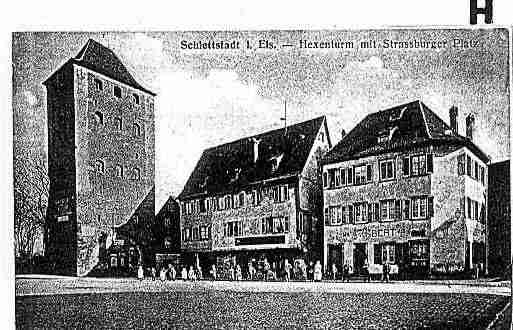 Ville de SELESTAT Carte postale ancienne