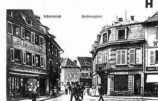 Ville de SELESTAT Carte postale ancienne