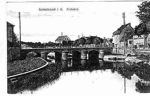 Ville de SELESTAT Carte postale ancienne