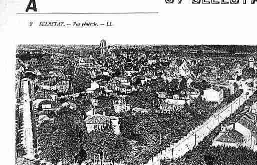 Ville de SELESTAT Carte postale ancienne