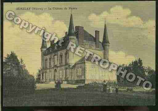 Ville de SEMELAY Carte postale ancienne