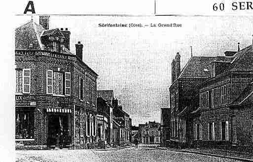 Ville de SERIFONTAINEDROITECOURT Carte postale ancienne