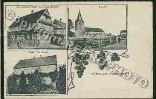 Ville de SESSENHEIM Carte postale ancienne