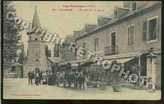 Ville de SIRADAN Carte postale ancienne