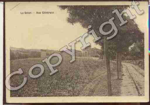 Ville de SOLER(LE) Carte postale ancienne