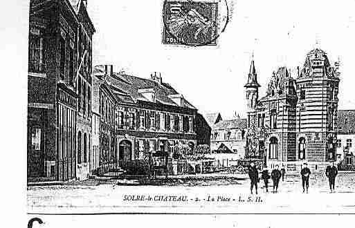 Ville de SOLRELECHATEAU Carte postale ancienne