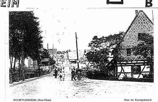 Ville de SOUFFLENHEIM Carte postale ancienne