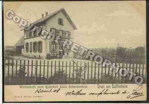 Ville de SOUFFLENHEIM Carte postale ancienne