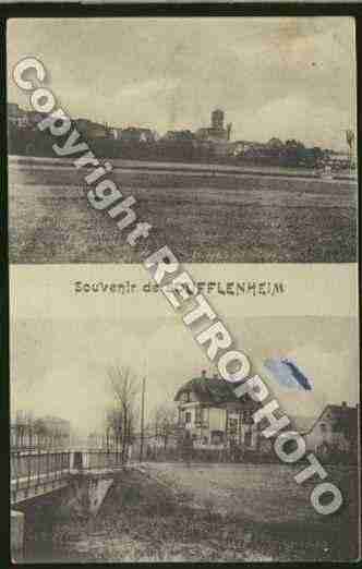 Ville de SOUFFLENHEIM Carte postale ancienne