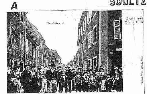 Ville de SOULTZ Carte postale ancienne