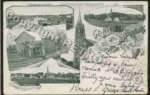 Ville de STEINBOURG Carte postale ancienne