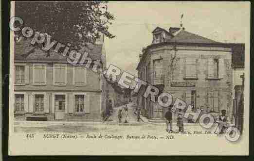 Ville de SURGY Carte postale ancienne