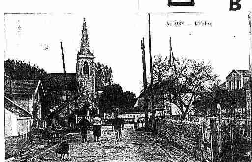 Ville de SURGY Carte postale ancienne