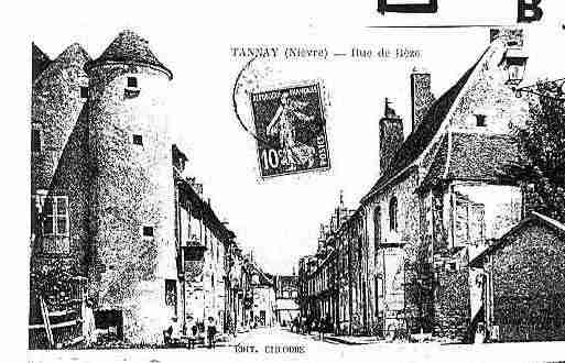 Ville de TANNAY Carte postale ancienne