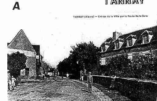 Ville de TANNAY Carte postale ancienne