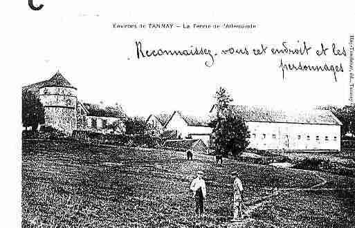 Ville de TANNAY Carte postale ancienne