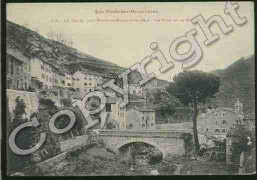 Ville de TECH(LE) Carte postale ancienne