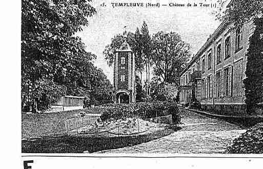 Ville de TEMPLEUVE Carte postale ancienne