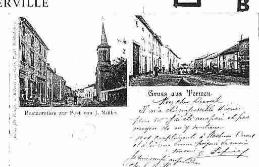 Ville de TERVILLE Carte postale ancienne