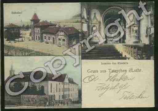 Ville de TETERCHEN Carte postale ancienne