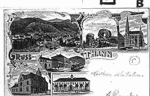 Ville de THANN Carte postale ancienne