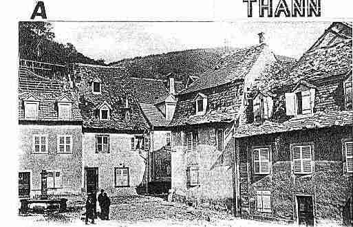 Ville de THANN Carte postale ancienne