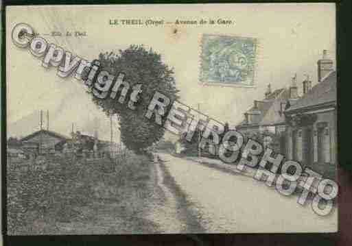 Ville de THEIL(LE) Carte postale ancienne