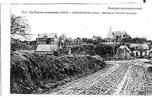 Ville de THIESCOURT Carte postale ancienne