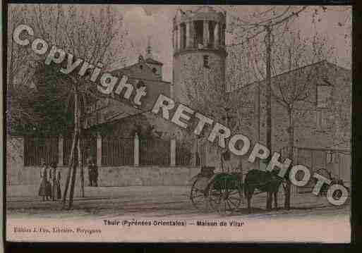 Ville de THUIR Carte postale ancienne