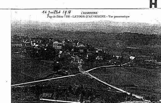 Ville de TOURD\'AUVERGNE(LA) Carte postale ancienne