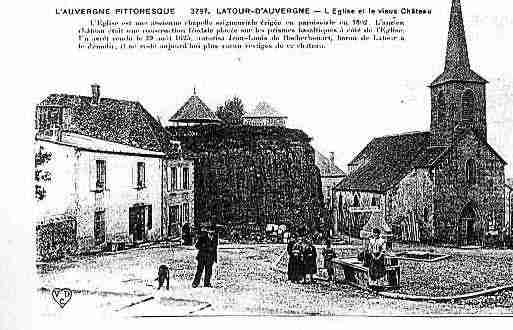 Ville de TOURD\'AUVERGNE(LA) Carte postale ancienne