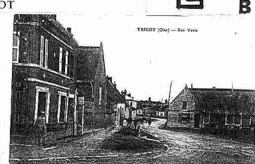 Ville de TRICOT Carte postale ancienne