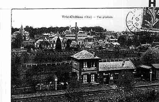 Ville de TRIECHATEAU Carte postale ancienne