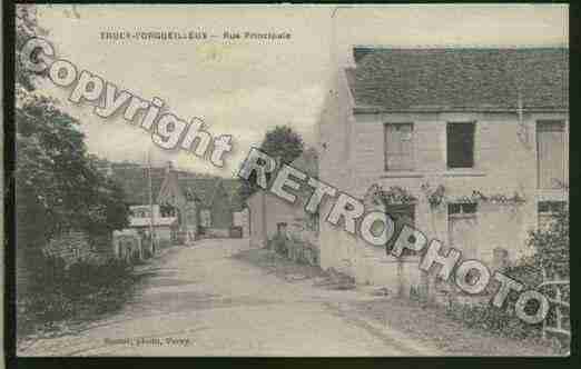 Ville de TRUCYL\'ORGUEILLEUX Carte postale ancienne