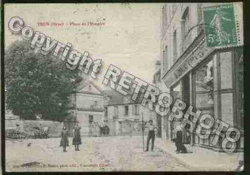 Ville de TRUN Carte postale ancienne